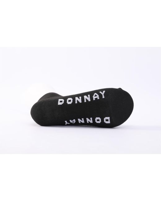 Donnay Black 10 Pack Trainer Socks Plus Size 12