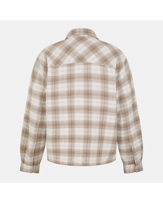 Represent Natural Waffle Flannel Shirt, Textured Fabric for men