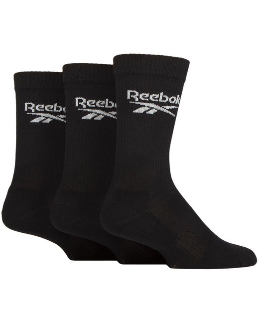 Reebok Black Core Crew Socks