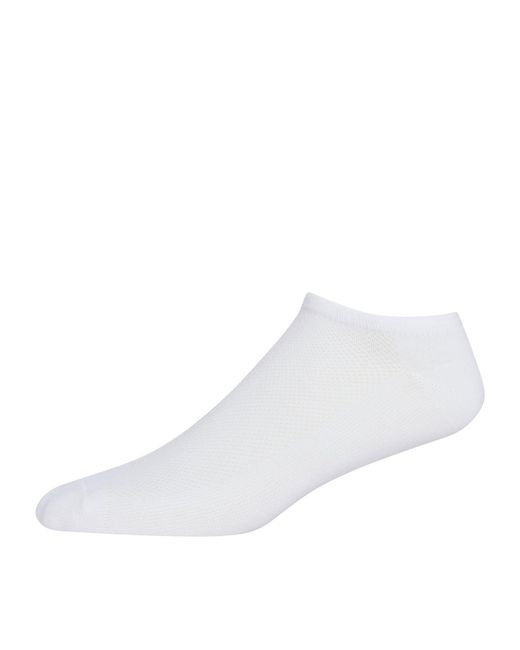 DKNY White 3 Pack Trainer Socks Layla