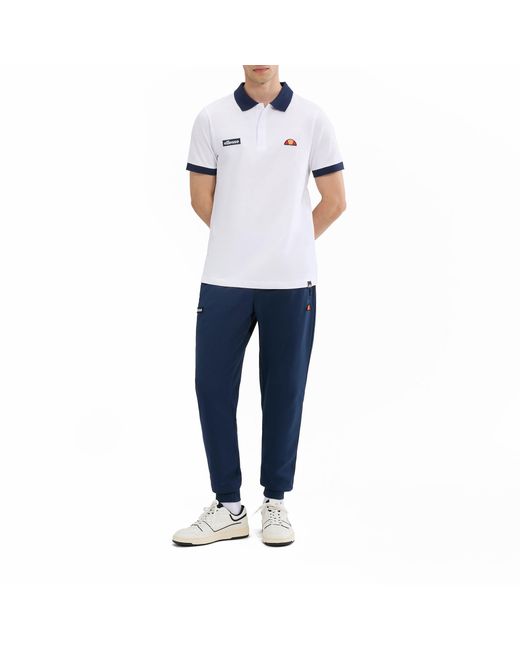 Ellesse Blue Short Sleeve Polo Shirt for men