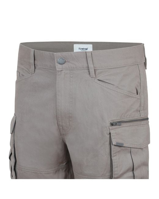 Firetrap Gray Btk Shorts for men