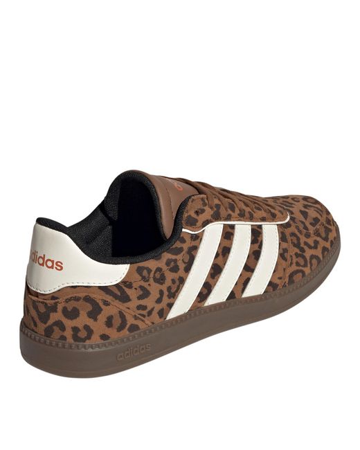 Adidas Brown Breaknet Sleek Suede Shoes