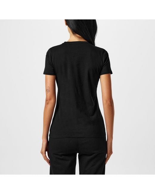 Boss Black Diamante Logo T Shirt