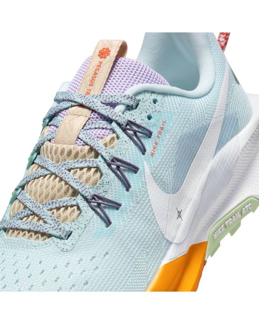 Nike Blue Reactx Pegasus Trail 5 Running Shoes