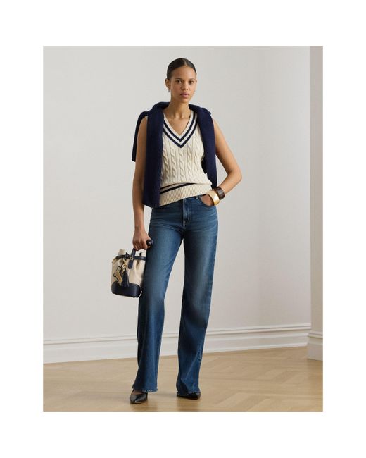 Ralph Lauren Natural Knitted Top