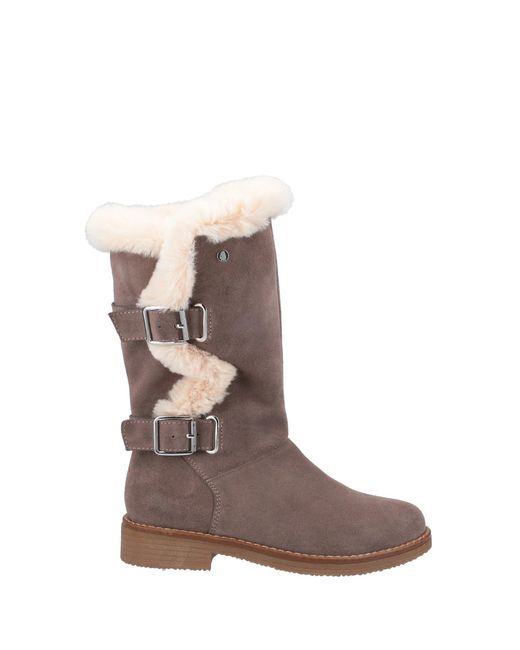 Hush Puppies Brown Megan Ladies Mid Boots