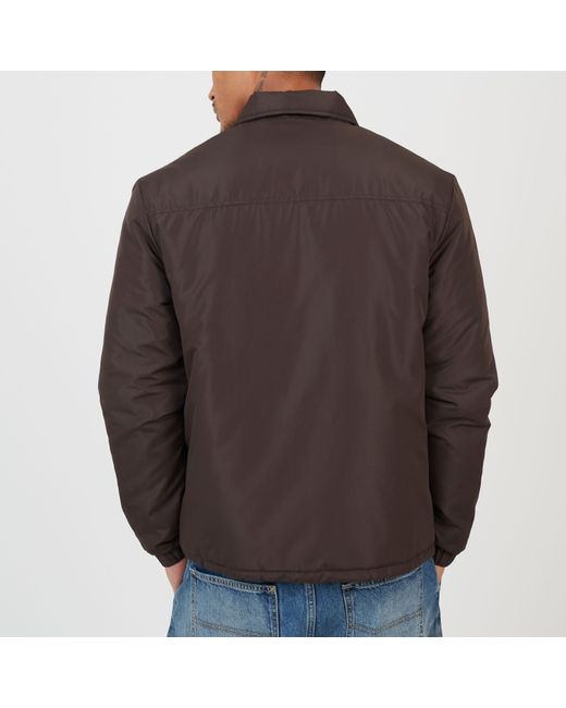 Brave Soul Brown Coach Jacket Sn62 for men