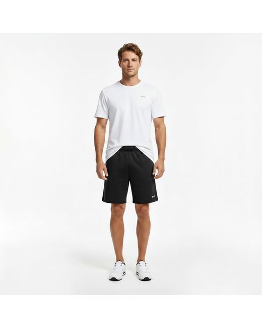 Slazenger 1881 Black Fleece Shorts for men