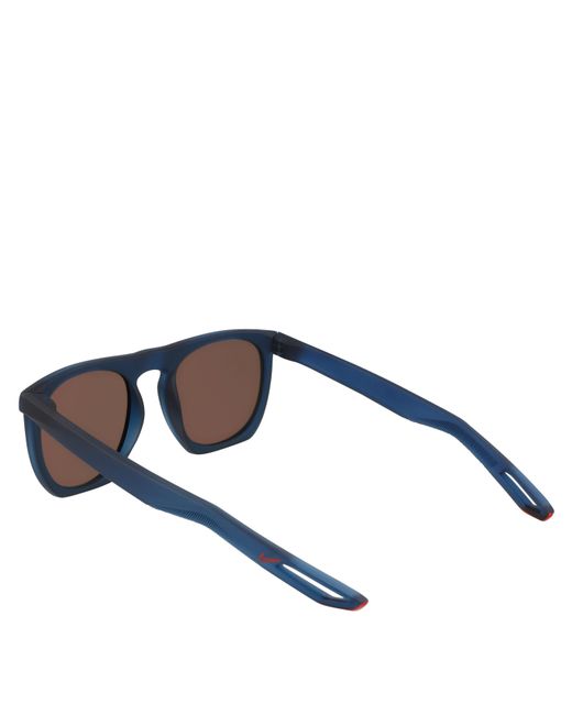 Nike Blue Flatspot Xxii Wayfarer Sunglasses