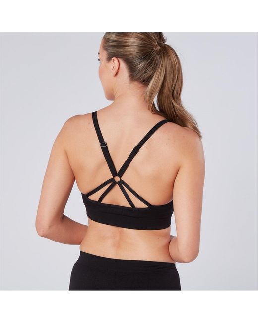 Reebok Seamless Bra Maryna Black Base Layer Top