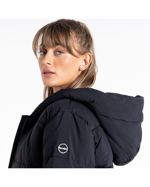 Dare 2b Black Lavishly Water Repellent Long Sleeve Insulated Puffer Jacket