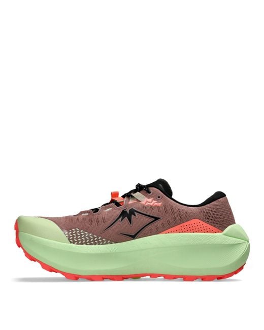 Asics Green Trabuco Max 5 Trail Running Shoes for men