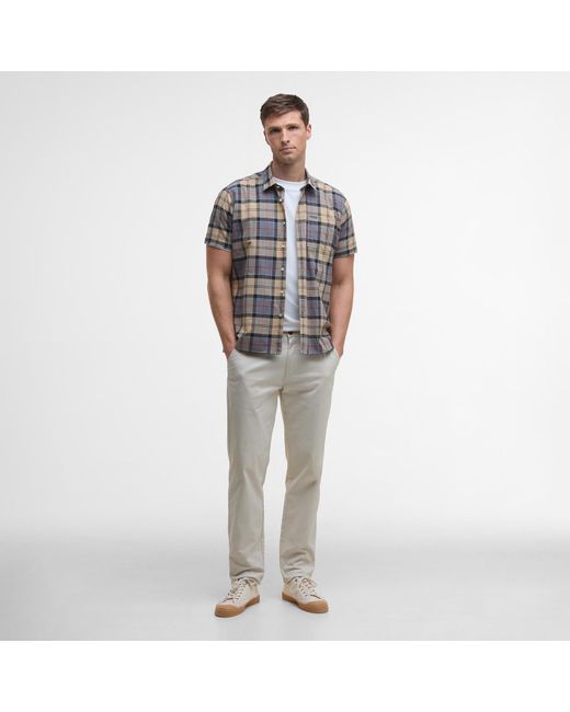 Barbour Gray Gordon Shirt for men