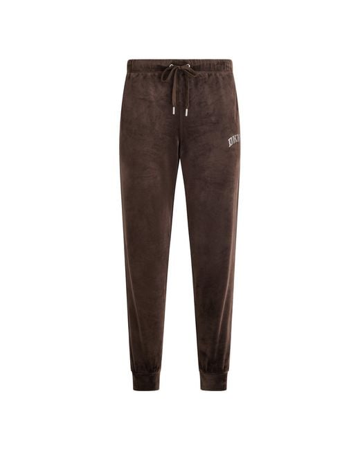 DKNY Black Velourdmt Jog Ld64