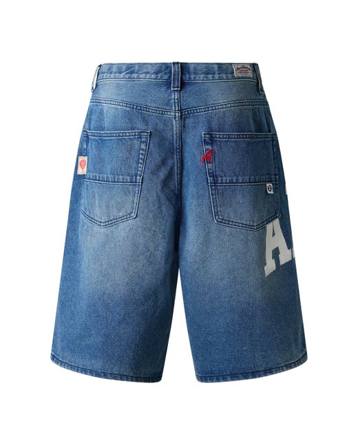 Aape Blue Denim Short Sn63 for men