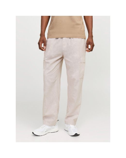 Jack & Jones Natural And Karl Combat Cargo Trousers for men