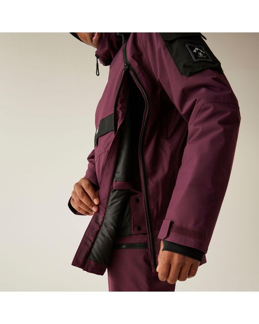 Dare 2b Red T-Bar Ii Ski Insulated Waterproof Jacket for men