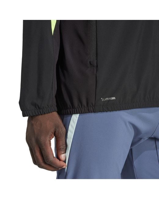 Adidas Blue Climacool Tech Apparel Track Top for men