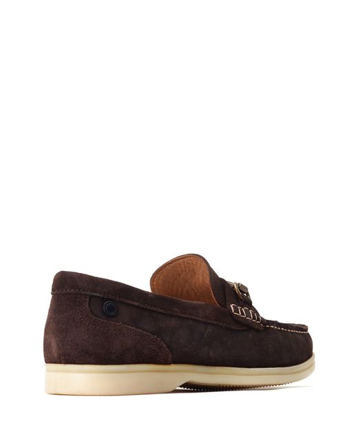 Base London Brown Snapper Loafer for men