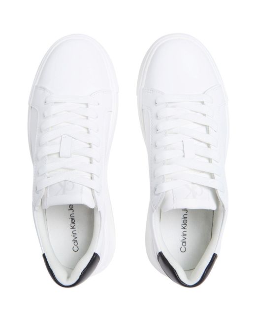 Calvin Klein White Chunky Trainers