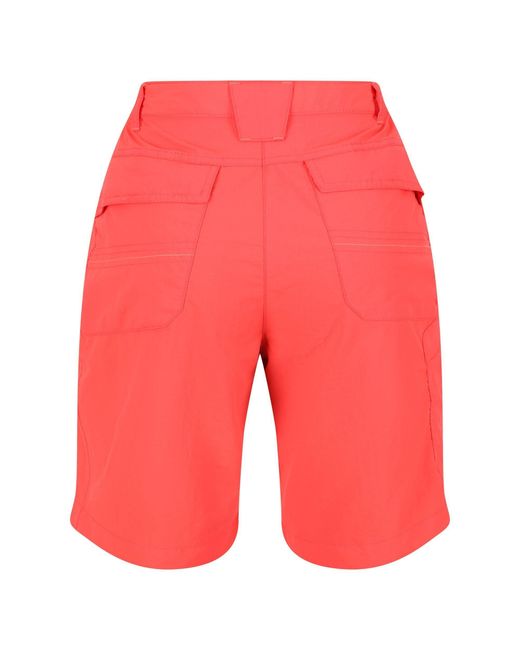 Regatta Red Chaska Ii Shorts