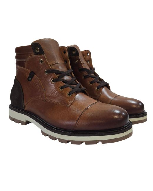 Firetrap Brown Tauri Hiker Rugged Boots for men