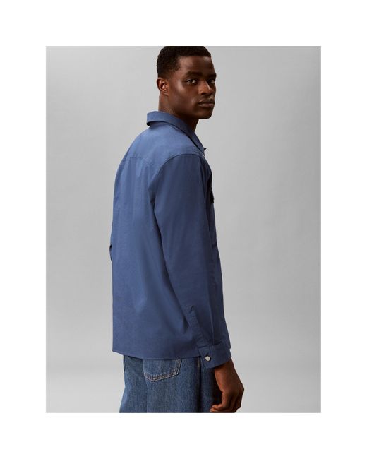 Calvin Klein Blue Overshirt for men