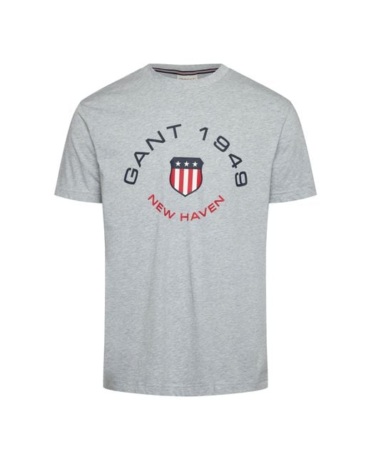 Gant Gray Graph T-Shirt Sn64 for men
