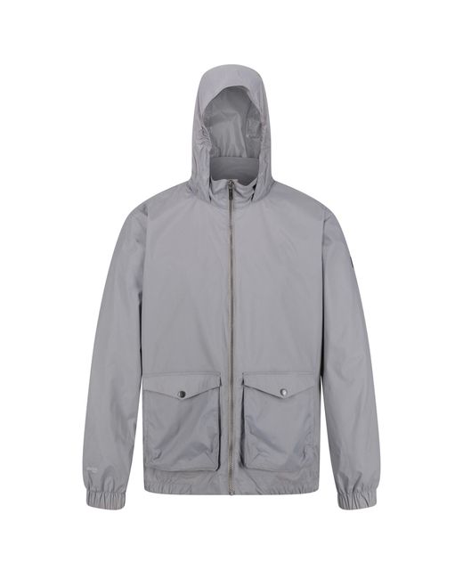 Regatta Gray Reaver Waterproof Jacket for men