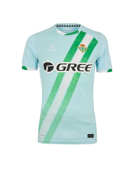 Hummel Green Real Betis Away Shirt 2025 2026 Adults for men