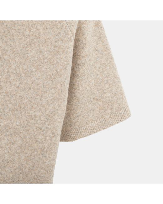 Miso Natural Short Sleeve Knit Tee