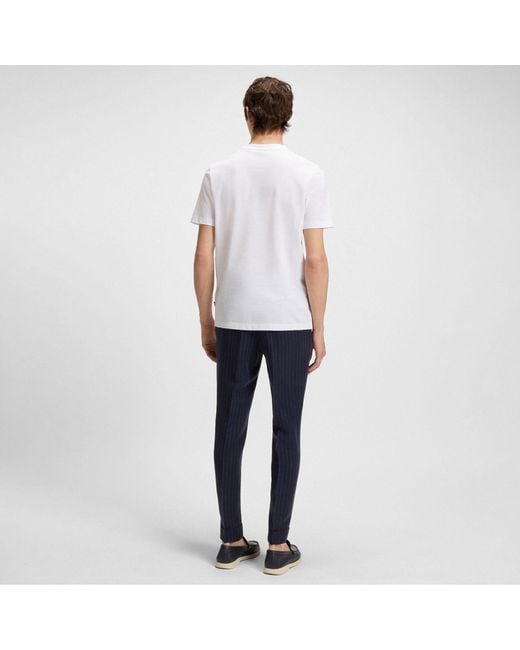 Boss White Tiburt 240 T-Shirt for men
