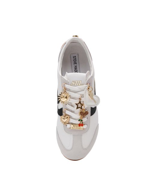 Steve Madden White Low-Top Trainers