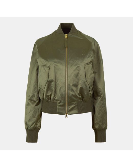 AMI Green De Coeur Bomber Jacket