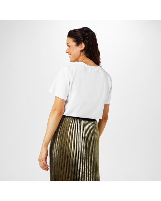 Biba White Logo T-Shirt