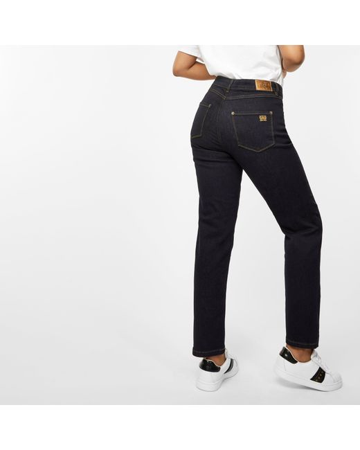 Biba Blue Kiri Slim Straight Jeans