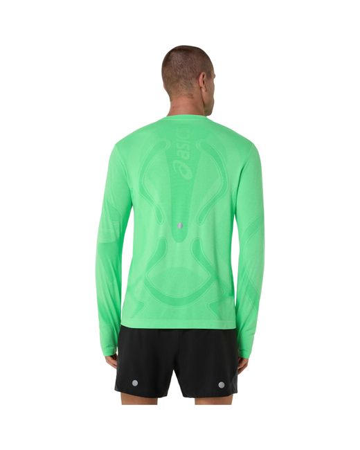 Asics Green Road Sl Long Sleeve Performance Running Top for men