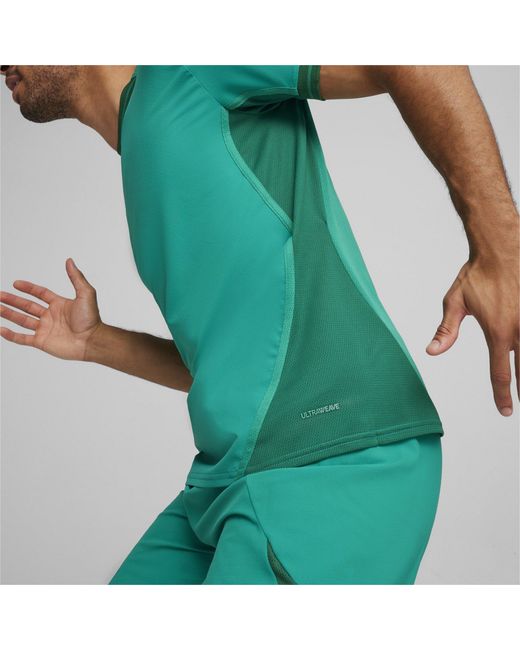 PUMA Green Teamfinal Jersey T-Shirt for men