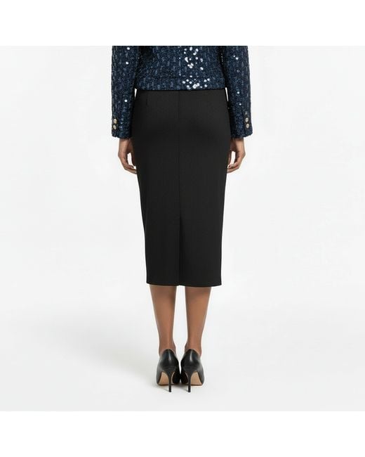 Karl Lagerfeld Black Suiting Mini Skirt