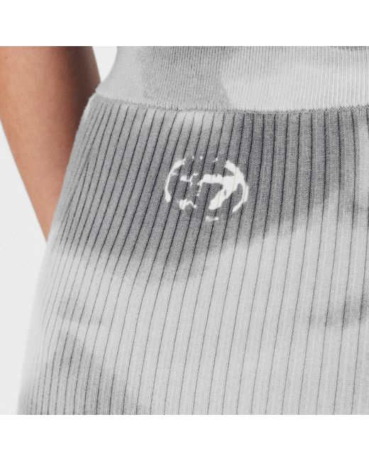 DIESEL Gray Betty Midi Skirt