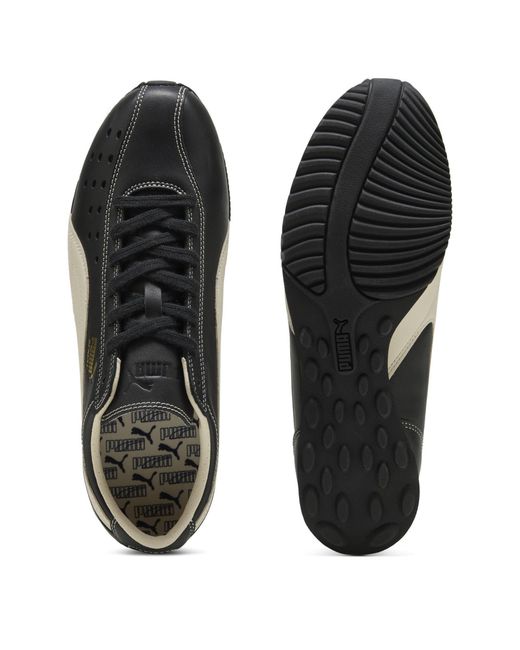 PUMA Black Sprint Low-Top Trainers