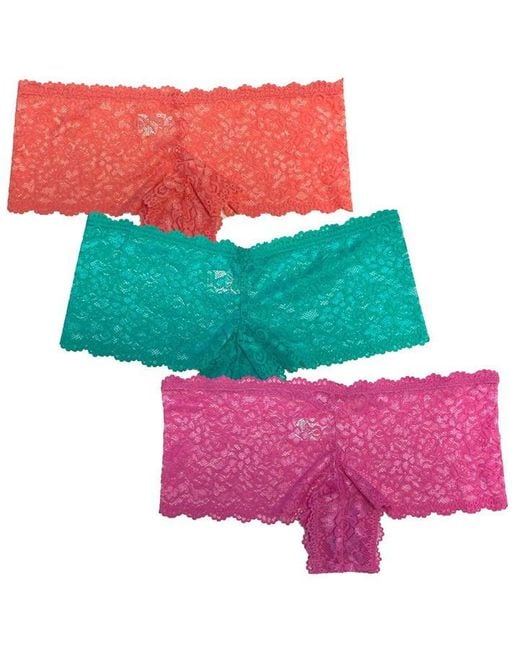 Be You Pink Pack Lace Frenchie Briefs