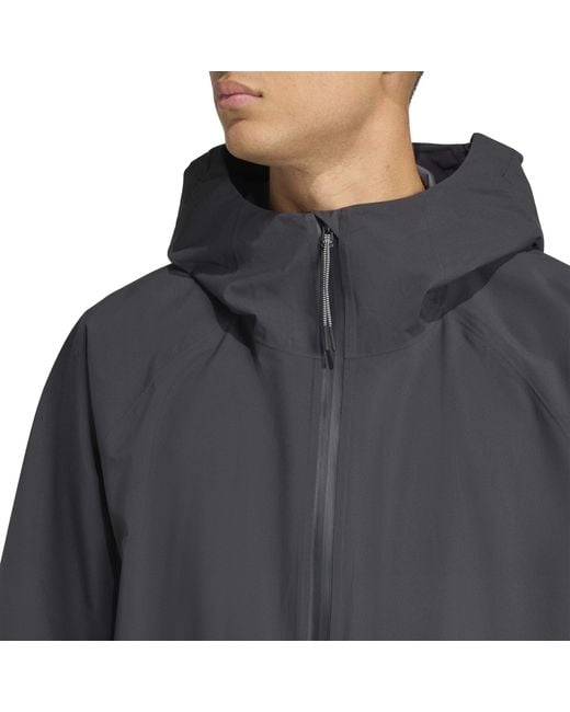 Adidas Black Myshelter Rain Anorak for men