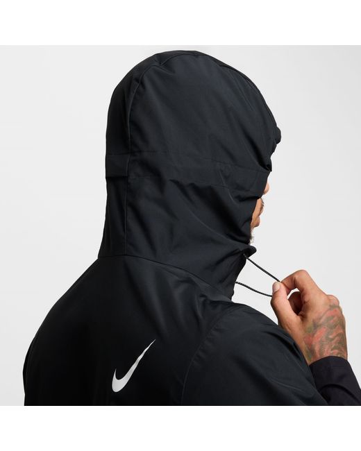 Nike Black Aeroswift Storm-Fit Aerogami Running Jacket for men