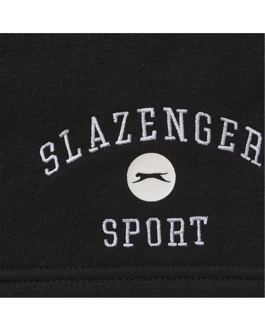 Slazenger 1881 Black Fleece Large Logo Short for men