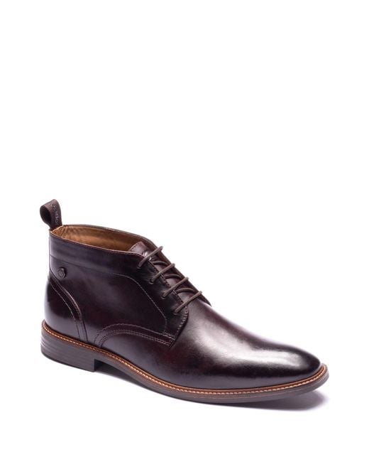 Base London Purple Belgrave Chukka Boot for men