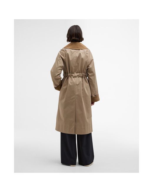 Barbour Natural Reagan Showerproof Trench Coat