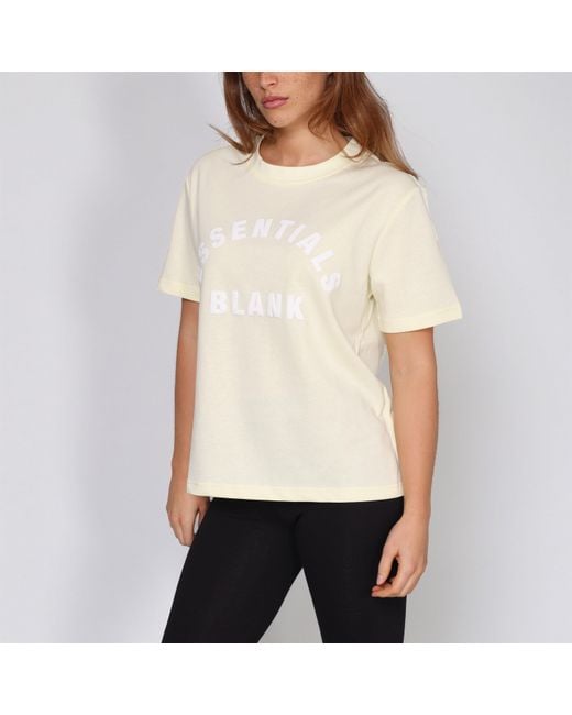 Blank Essentials Green Blank Arched Print Puff T-Shirt Ladies