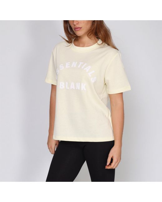 Blank Essentials Green Blank Arched Print Puff T-Shirt Ladies